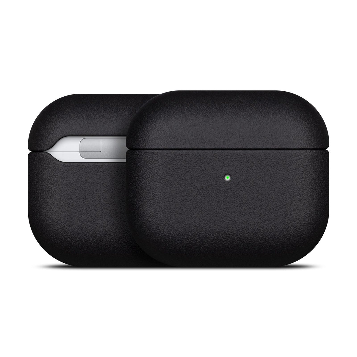 Black Luxury Genuine Leather AirPods Pro 3/2 & AirPods 4 Case - AirPods Pro 3 image