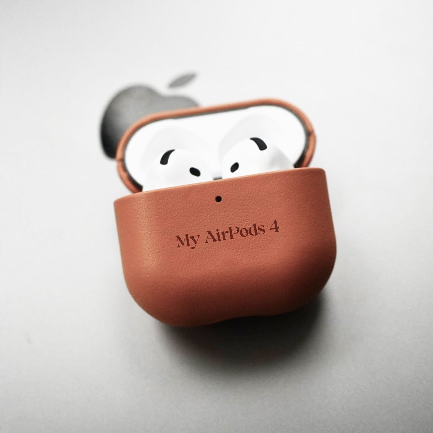 Personalized Genuine Leather AirPods 4 & Pro 2/3 Case image 5