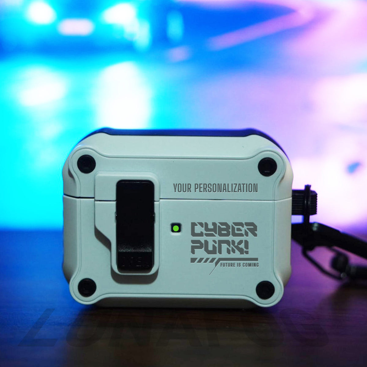 Personalized Cyberpunk AirPods Case image
