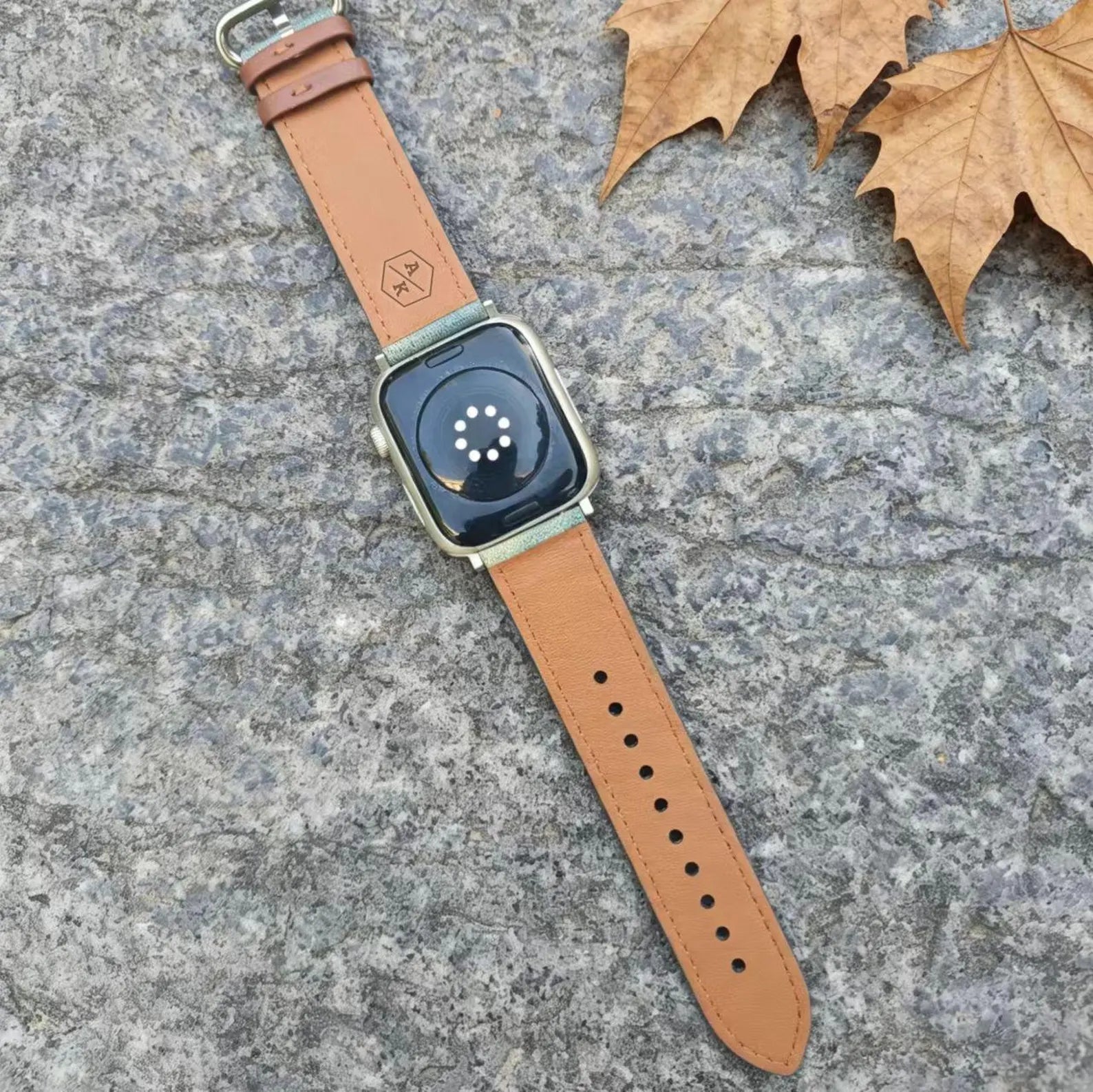 Personalized Denim Casual Apple Watch Band image 5