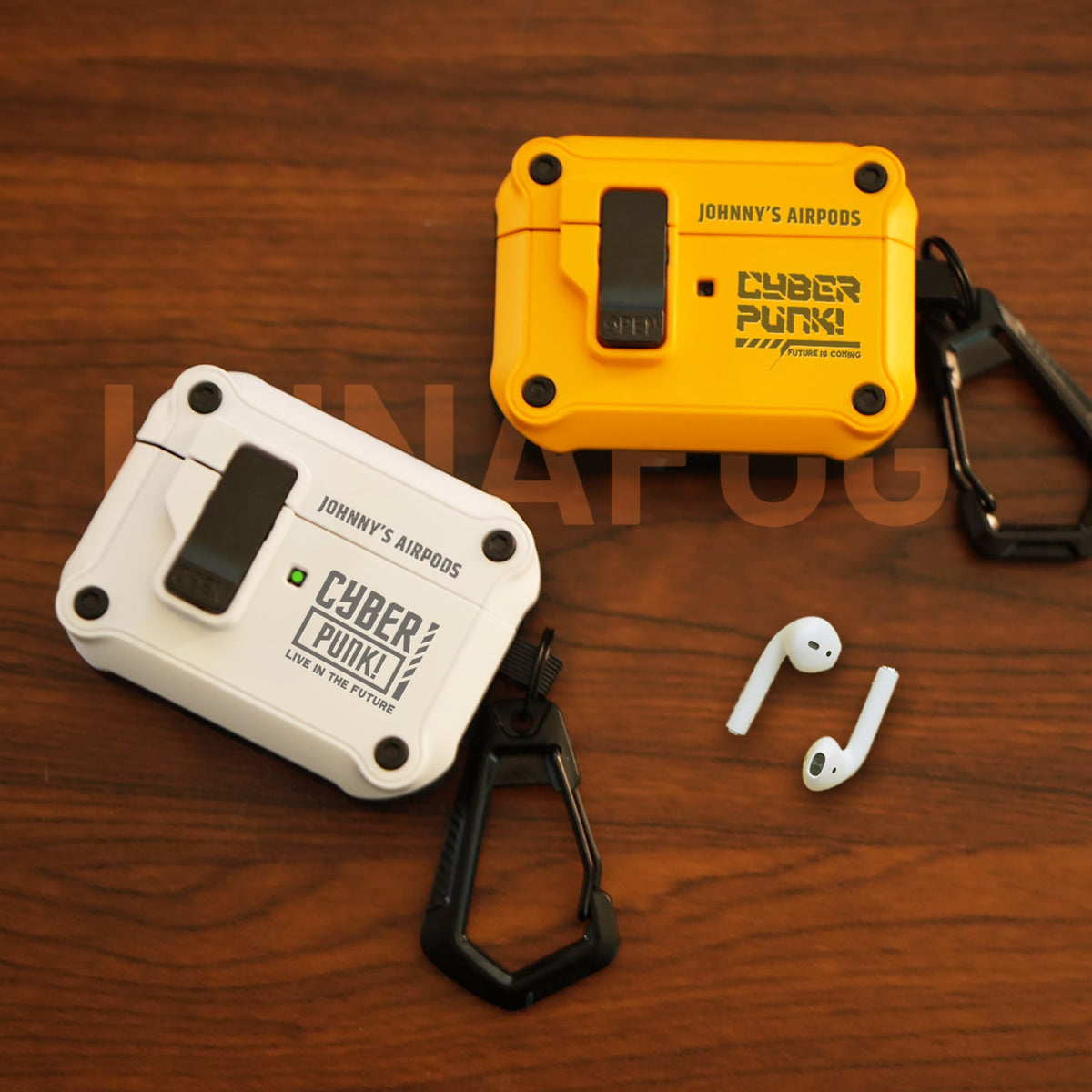 Personalized Cyberpunk AirPods Case image 10