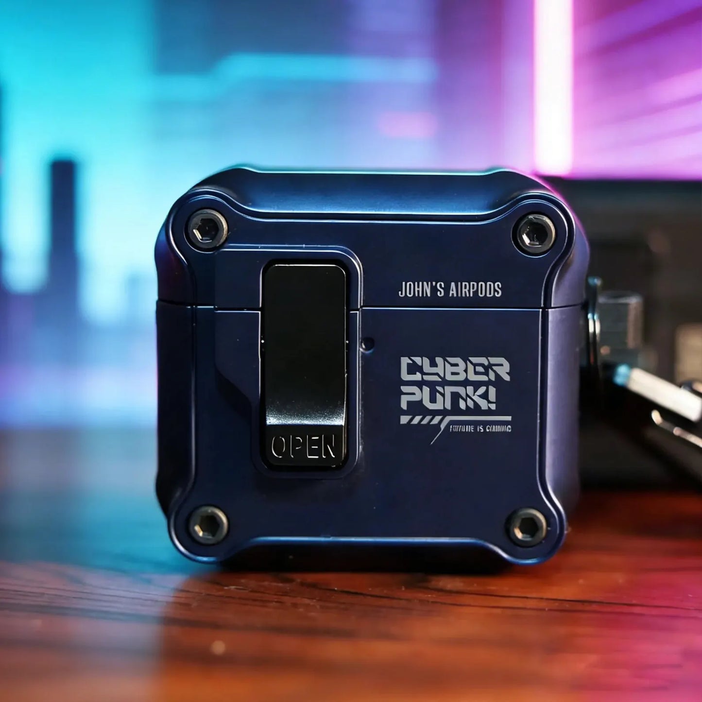 Personalized Cyberpunk AirPods Case image