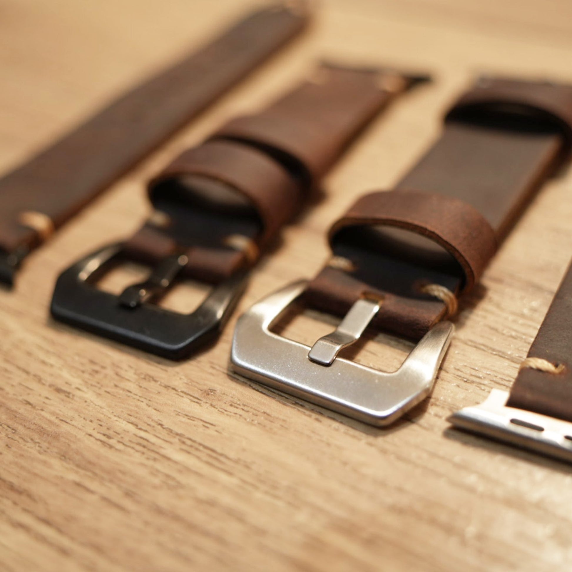 Personalized Handmade Leather Apple Watch Strap image 7