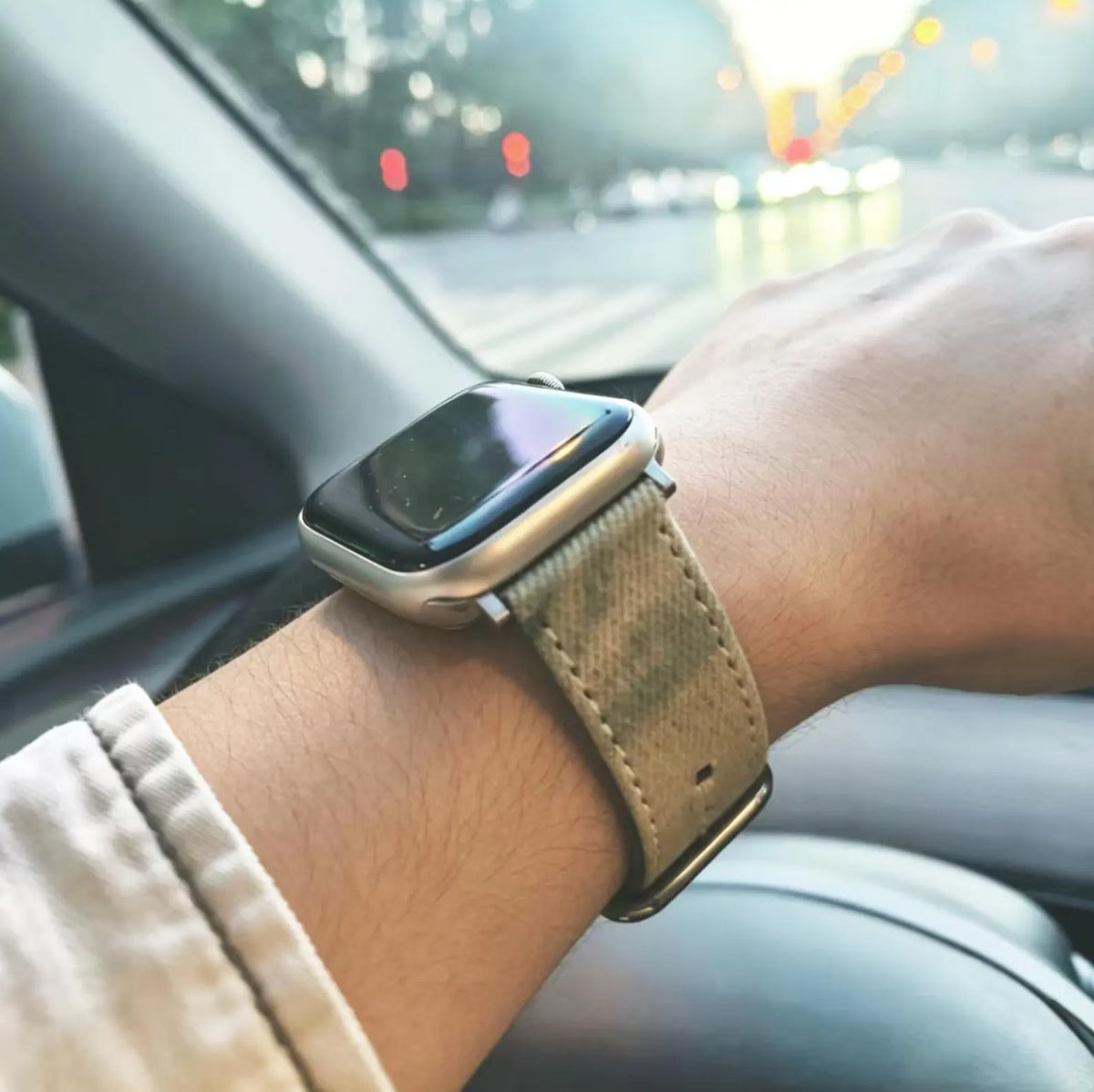 Personalized Denim Casual Apple Watch Band image 9