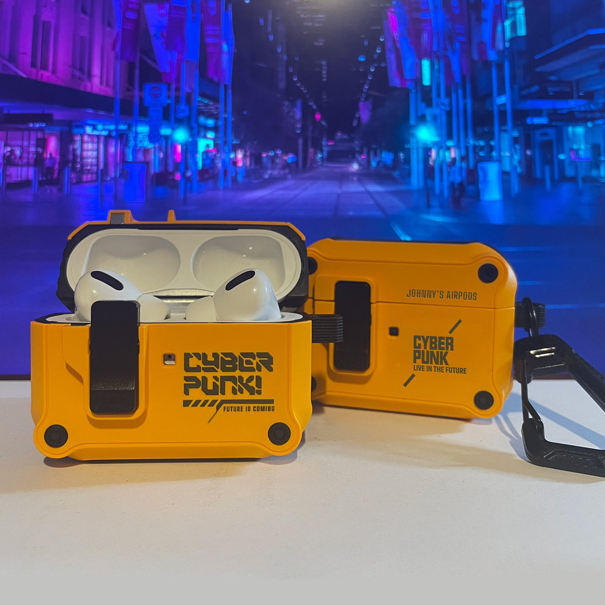 Personalized Cyberpunk AirPods Case image 2