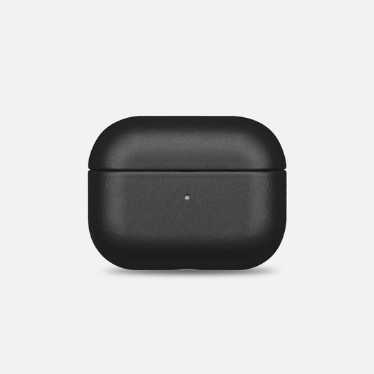 Black Luxury Genuine Leather AirPods Pro 3/2 & AirPods 4 Case image 0