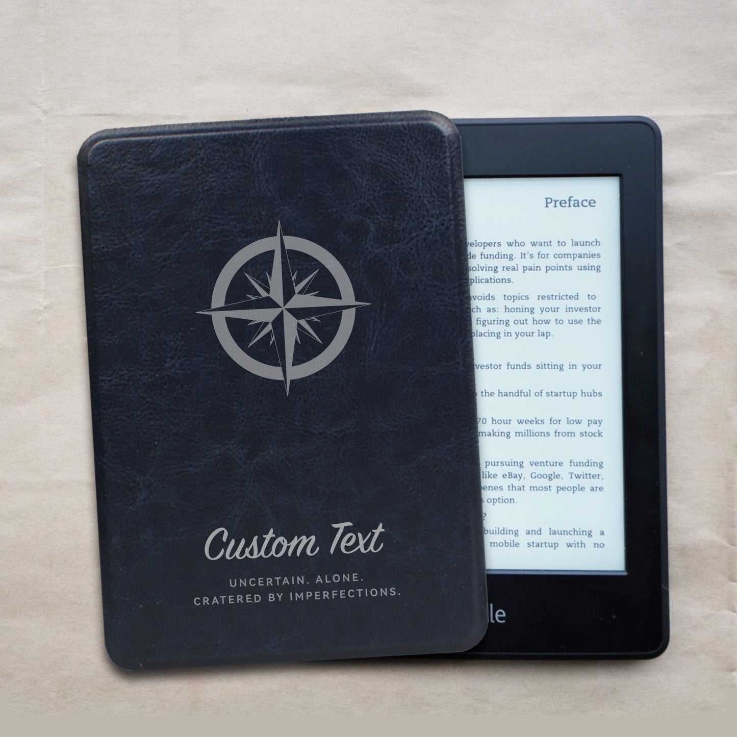 Personalized PU Leather Kindle Paperwhite Case image 4