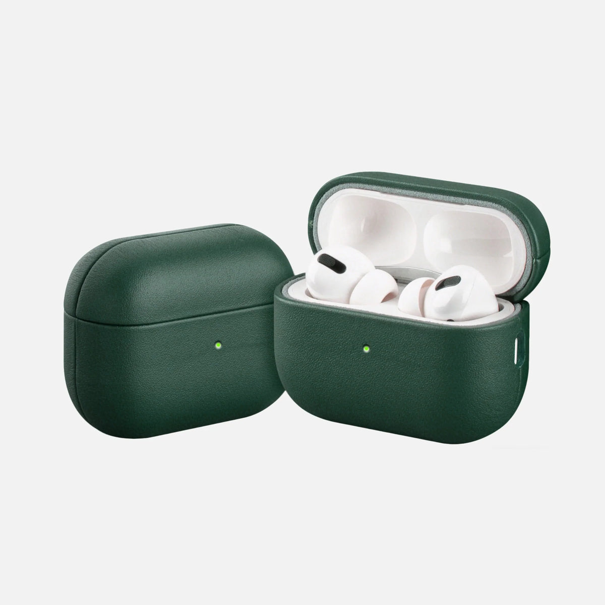 Forest Green Leather AirPods Pro 3 Case image 3