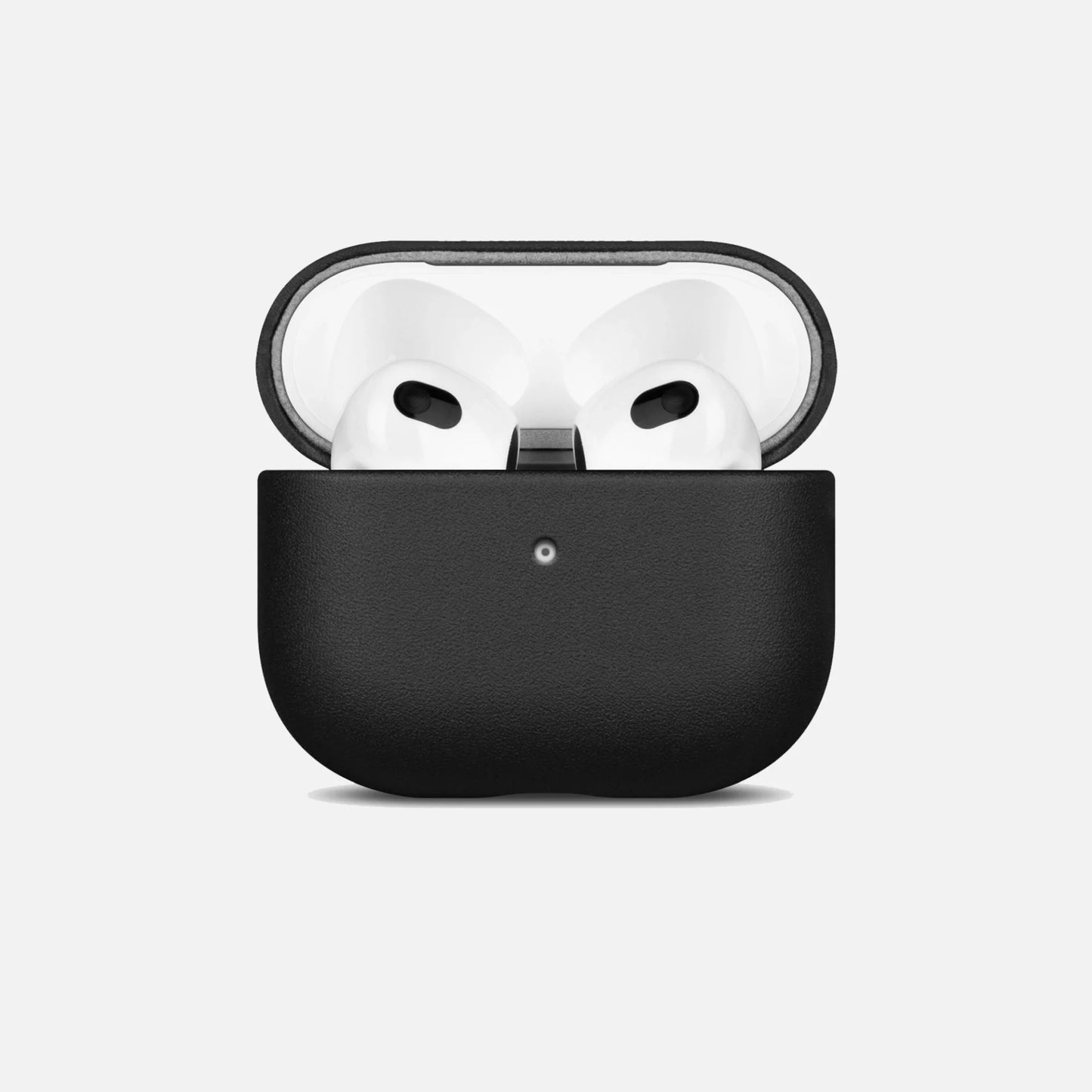 Black Luxury Genuine Leather AirPods Pro 3/2 & AirPods 4 Case image 1