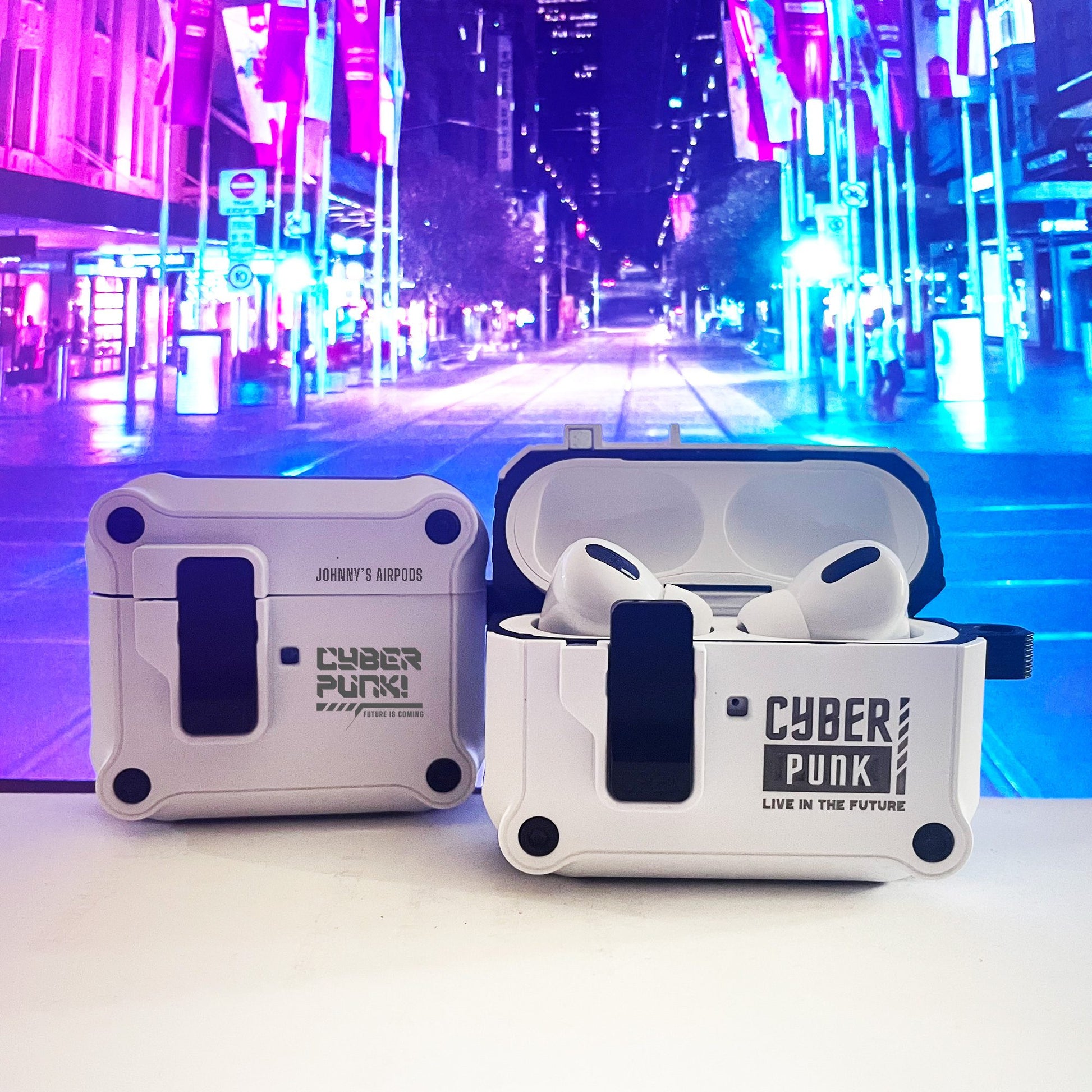 Personalized Cyberpunk AirPods Case image 3